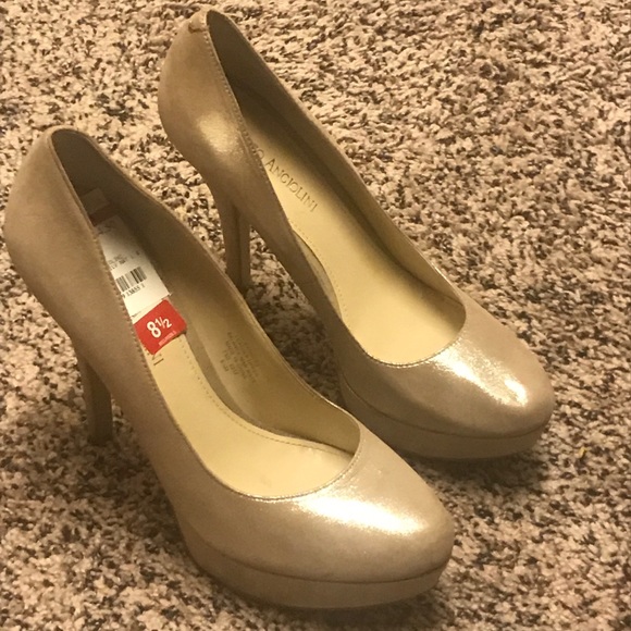 Enzo Anciolini Silver Natural Heels - Picture 1 of 5